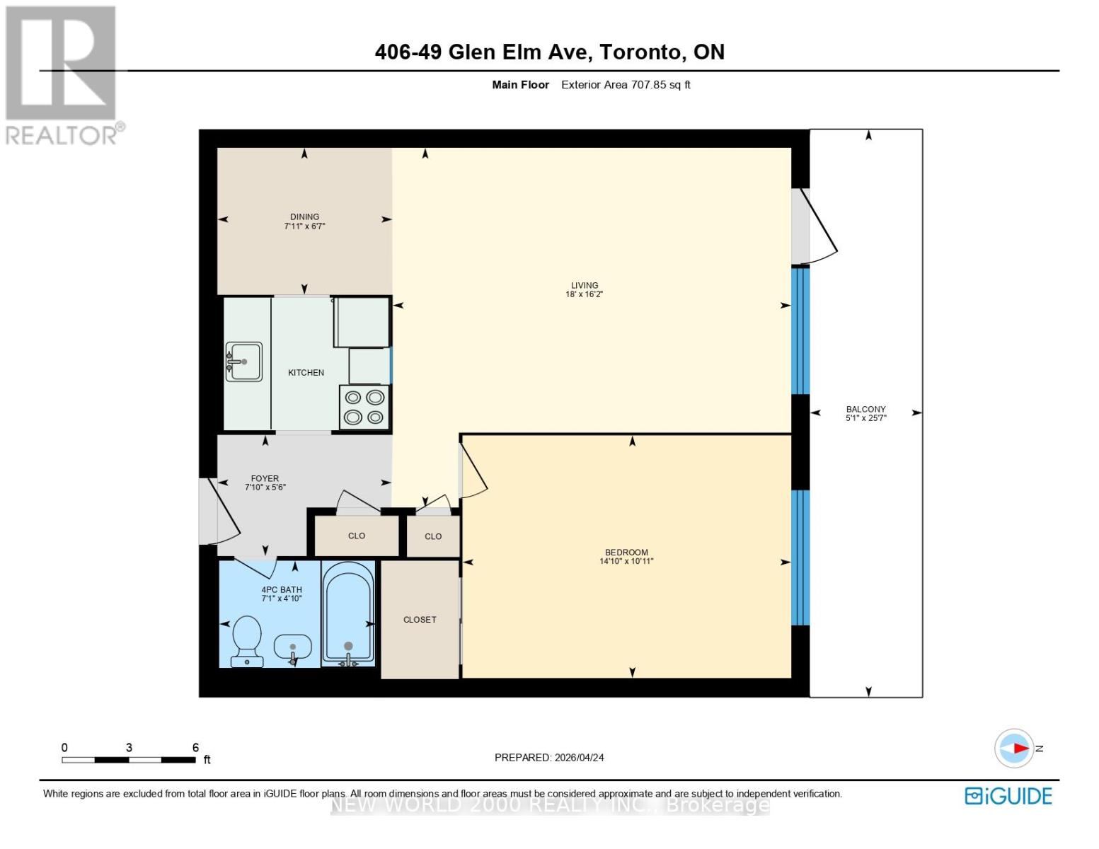 406 - 49 Glen Elm Avenue, Toronto, Ontario  M4T 1V2 - Photo 8 - C13097156