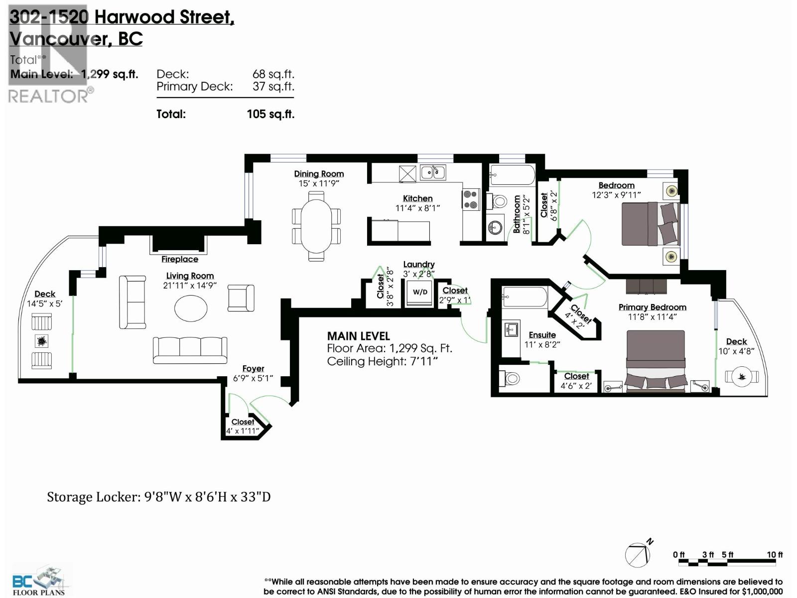 302 1520 Harwood Street, Vancouver, British Columbia  V6G 1X9 - Photo 40 - R3126349