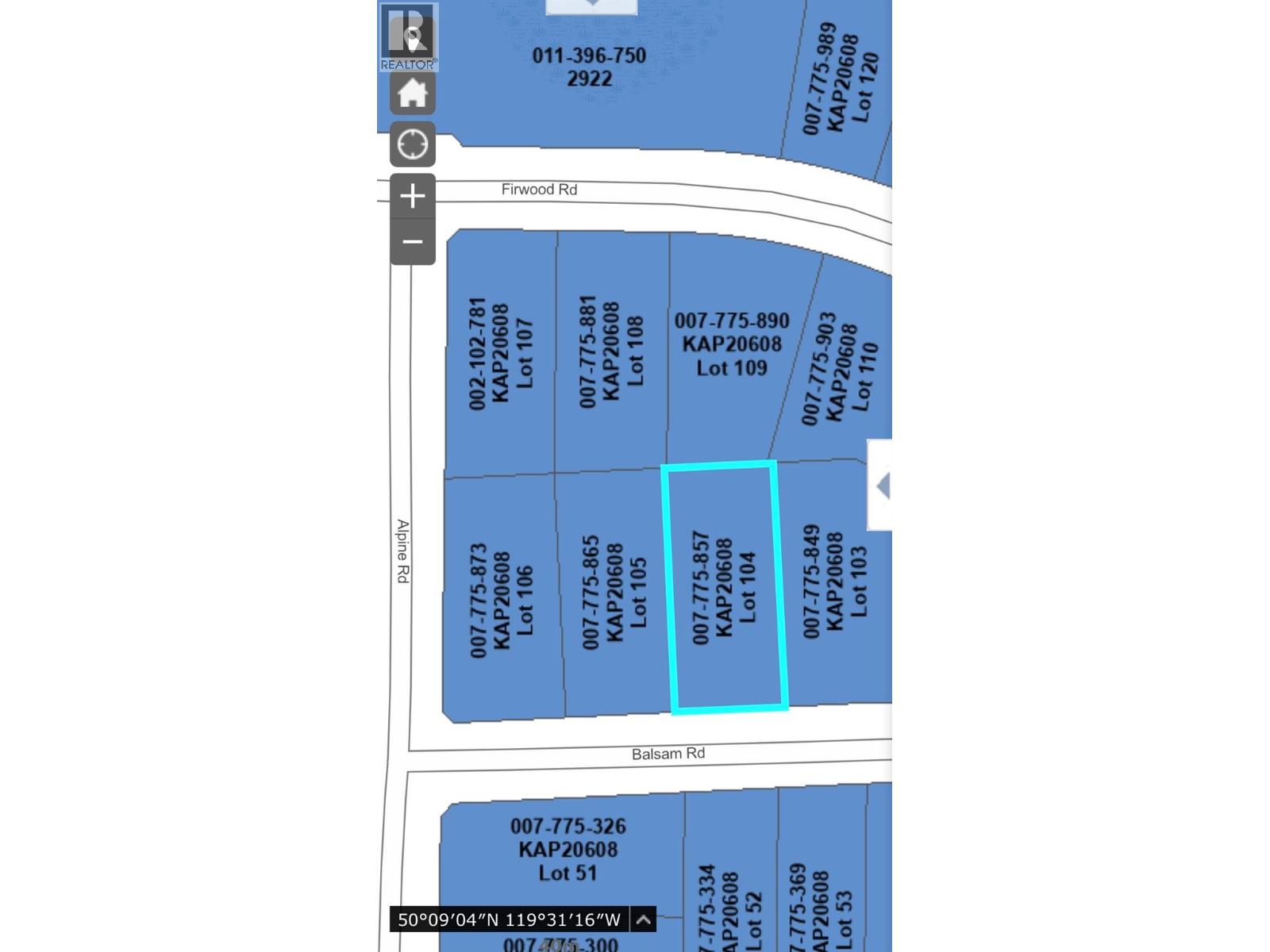 Lot #104 Balsam Road, Kelowna, British Columbia - Photo 2 - 10388042