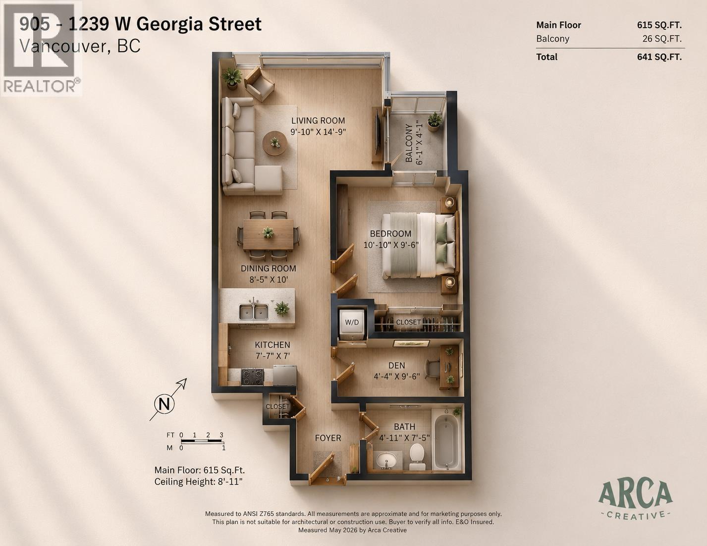 905 1239 W Georgia Street, Vancouver, British Columbia  V6E 4E8 - Photo 22 - R3126614