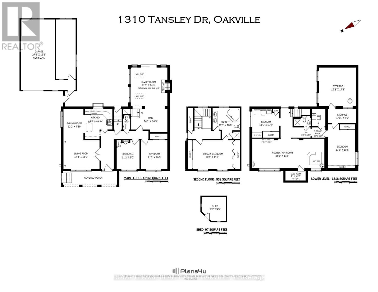 1310 Tansley Drive, Oakville, Ontario  L6L 2N4 - Photo 50 - W13159016