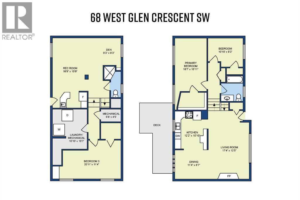 68 West Glen Crescent SW, Calgary, Alberta  T3C 2X4 - Photo 12 - A2313288