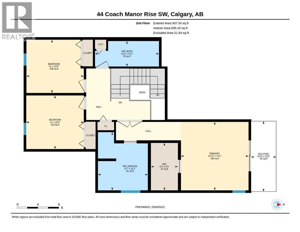 44 Coach Manor Rise SW, Calgary, Alberta  T3H 1C4 - Photo 26 - A2313362