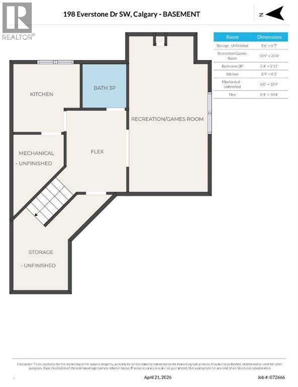 198 Everstone Drive SW, Calgary, Alberta  T2Y 4V1 - Photo 32 - A2304505
