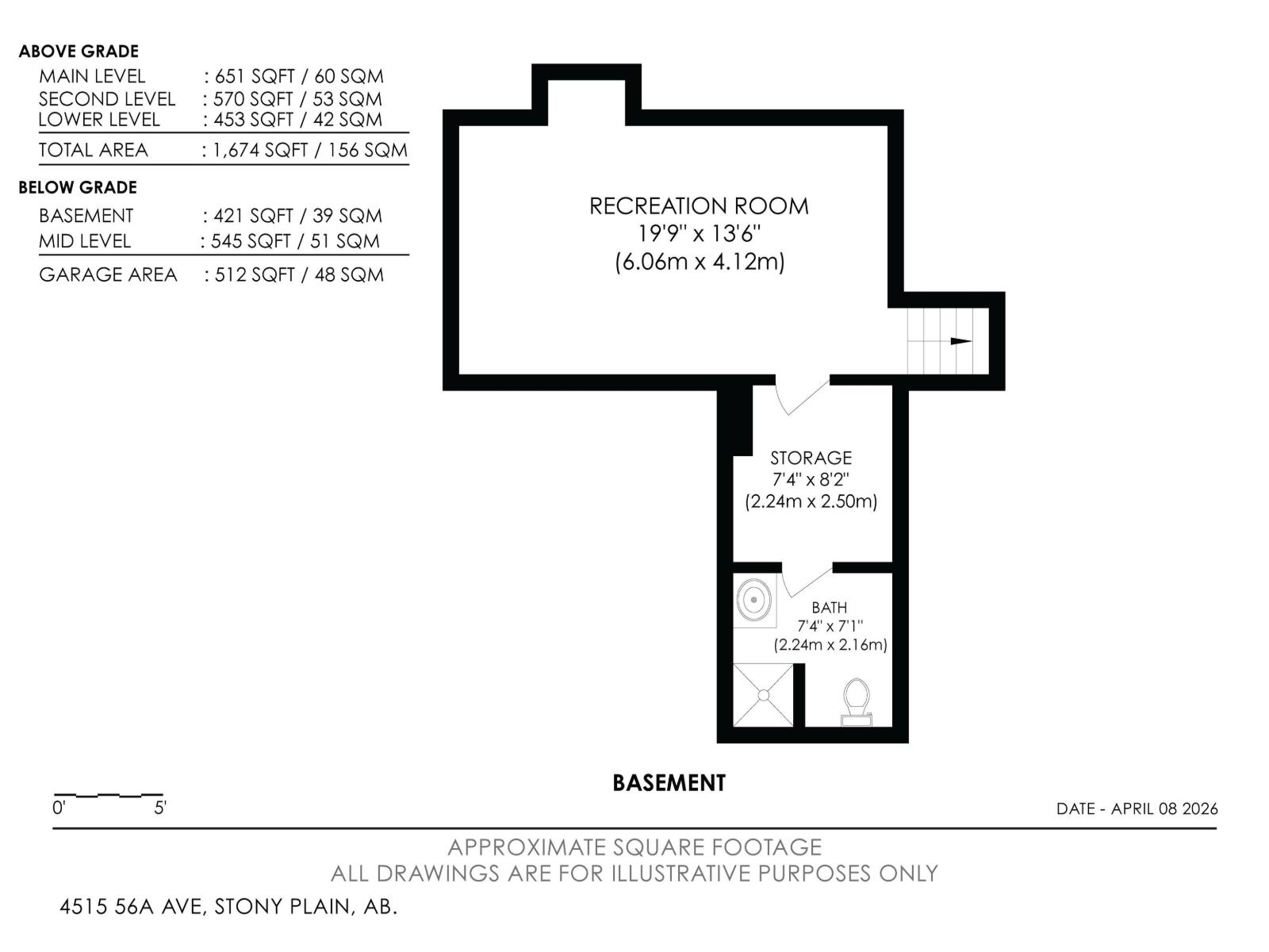 4515 56a Av, Stony Plain, Alberta  T7Z 1C9 - Photo 75 - E4481882