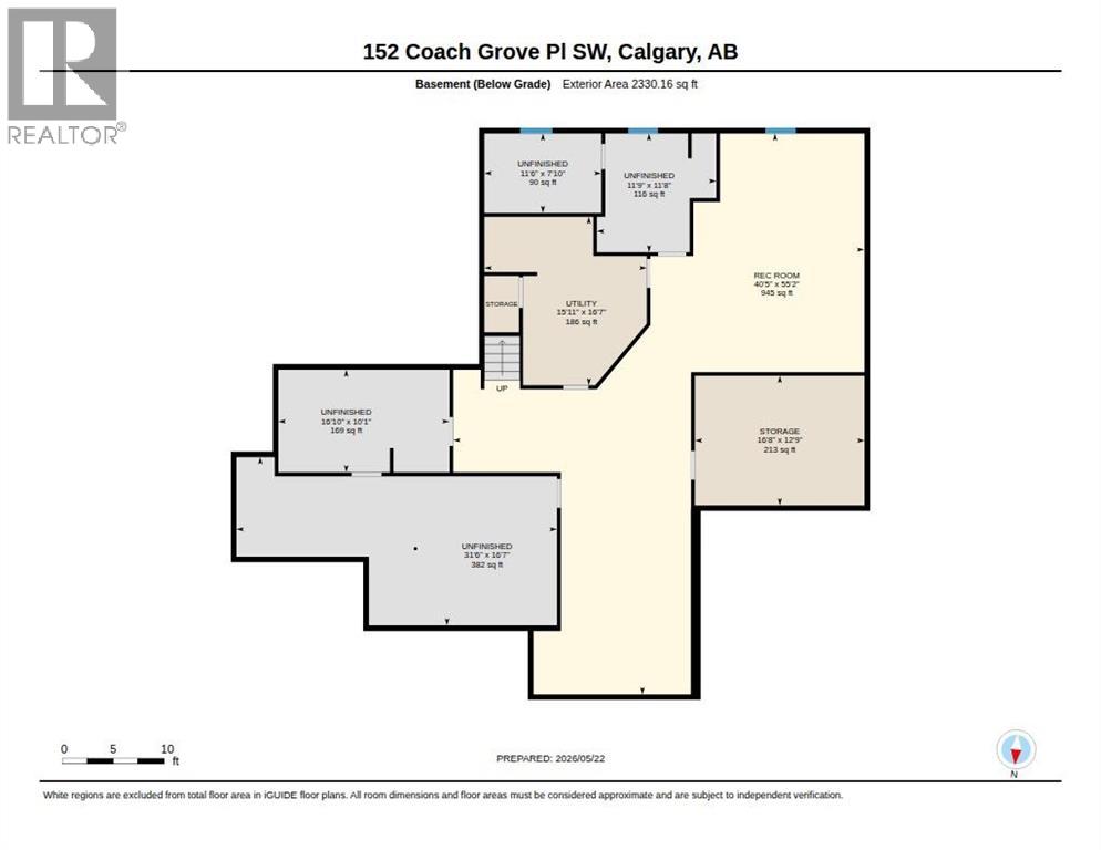 152 Coach Grove Place SW, Calgary, Alberta  T3H 1J2 - Photo 44 - A2311820