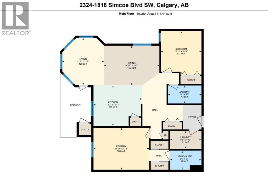2324, 1818 Simcoe Boulevard SW, Calgary, Alberta  T3H 3L9 - Photo 4 - A2310490
