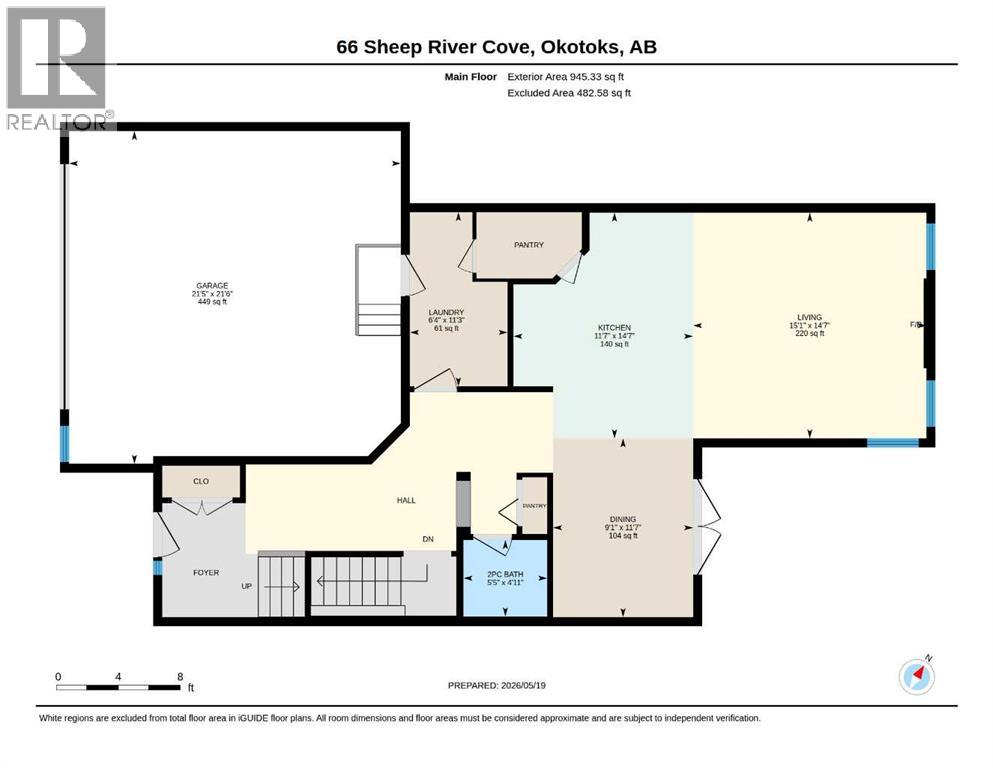 66 Sheep River Cove, Okotoks, Alberta  T1S 2L4 - Photo 48 - A2313157