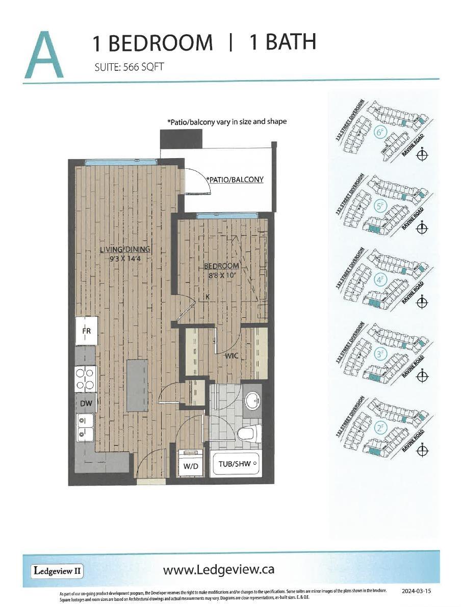 524 11063 Ravine Road, Surrey, British Columbia  V0V 0V0 - Photo 13 - R3127068