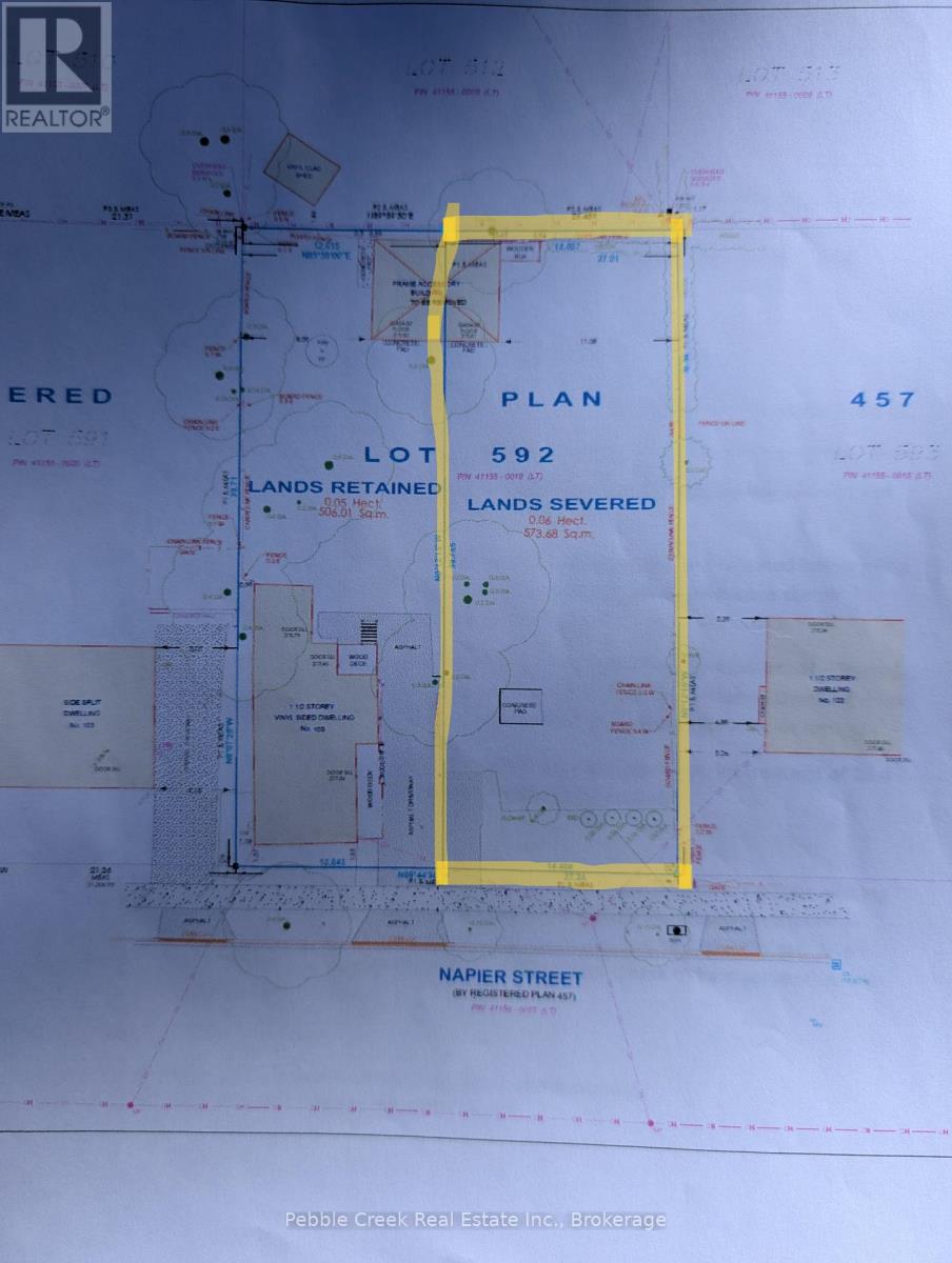 109 Severed Lot Napier Street, Goderich, Ontario  N7A 1W4 - Photo 1 - X13114064