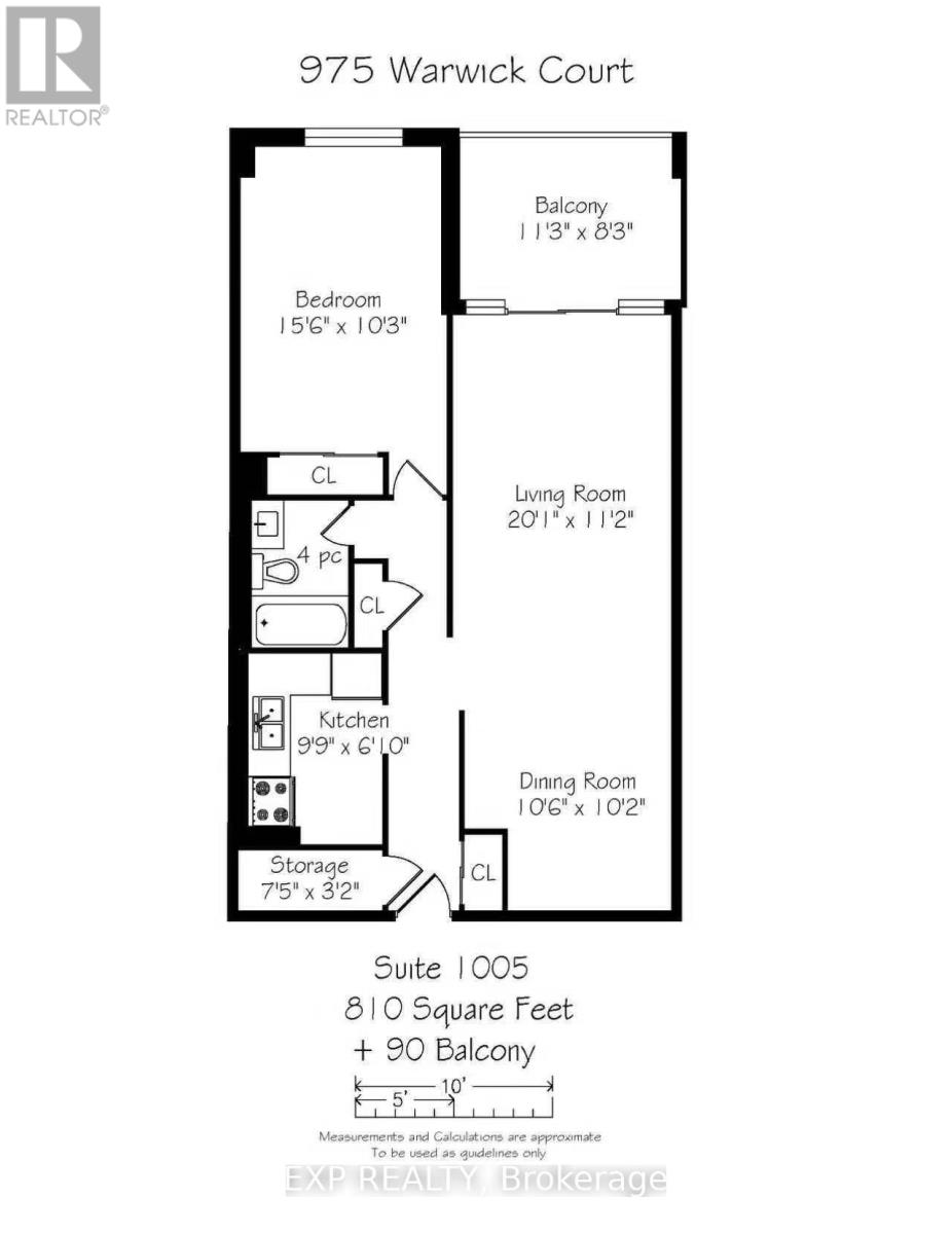 1005 - 975 Warwick Court, Burlington, Ontario  L7T 3Z7 - Photo 18 - W13166458