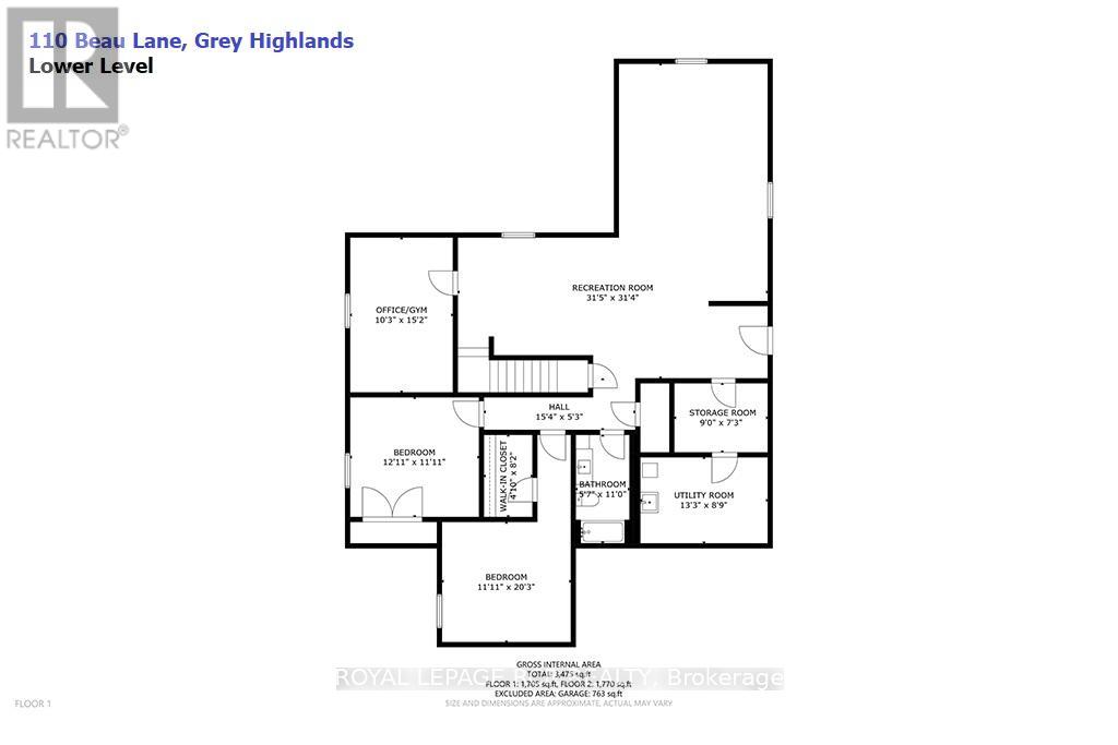 110 Beau Lane, Grey Highlands, Ontario  N0C 1E0 - Photo 49 - X13168760