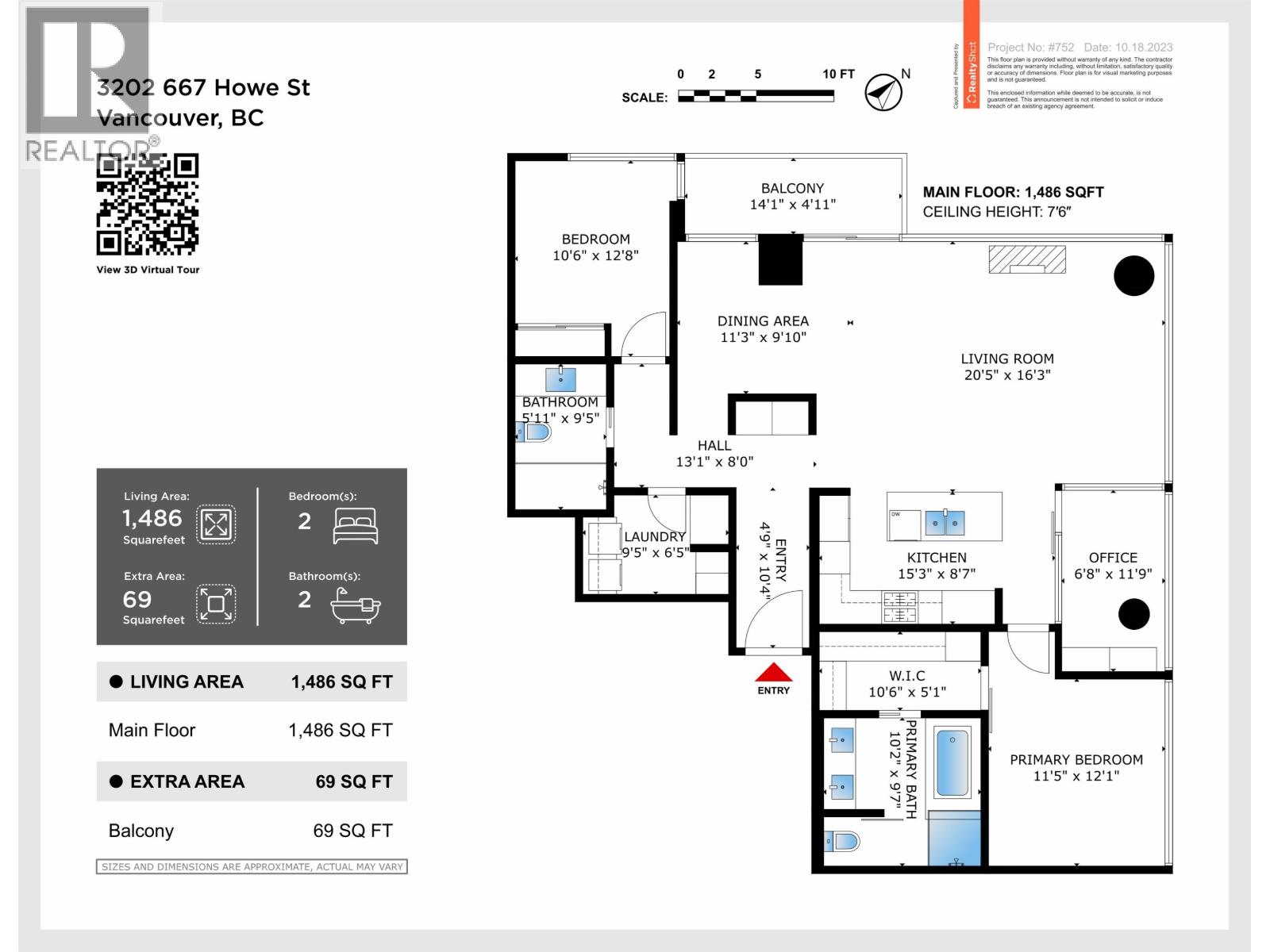 3202 667 Howe Street, Vancouver, British Columbia  V6C 0B5 - Photo 40 - R3127331