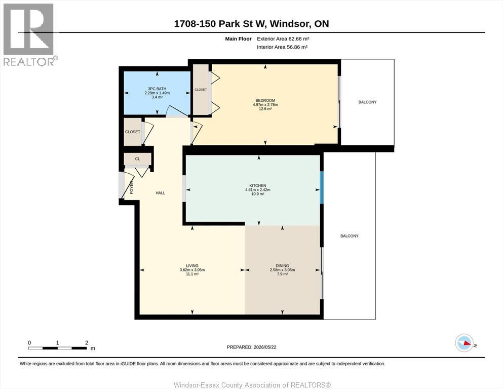 150 Park Street West Unit# 1708, Windsor, Ontario  N9A 7A2 - Photo 46 - 26012063