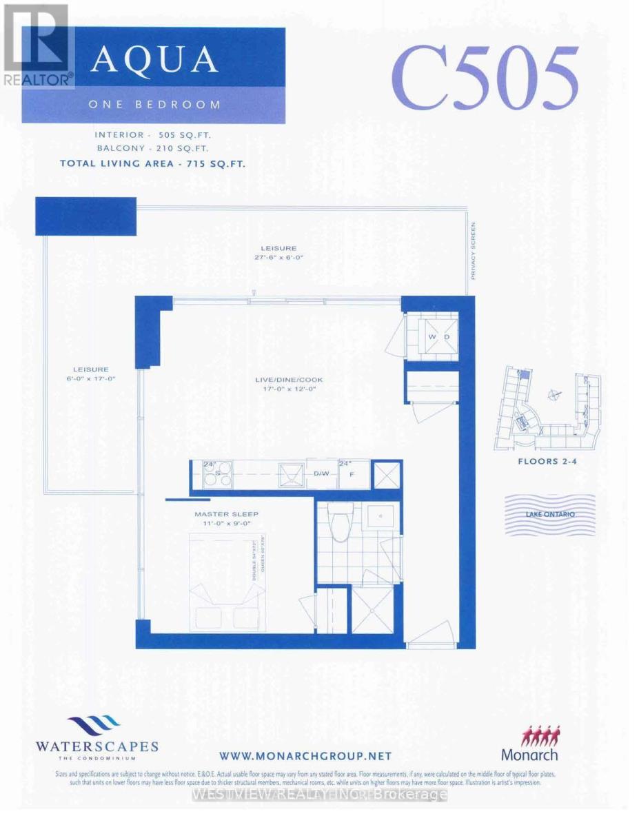 431 - 80 Marine Parade Drive, Toronto, Ontario  M8V 0A3 - Photo 22 - W13171098
