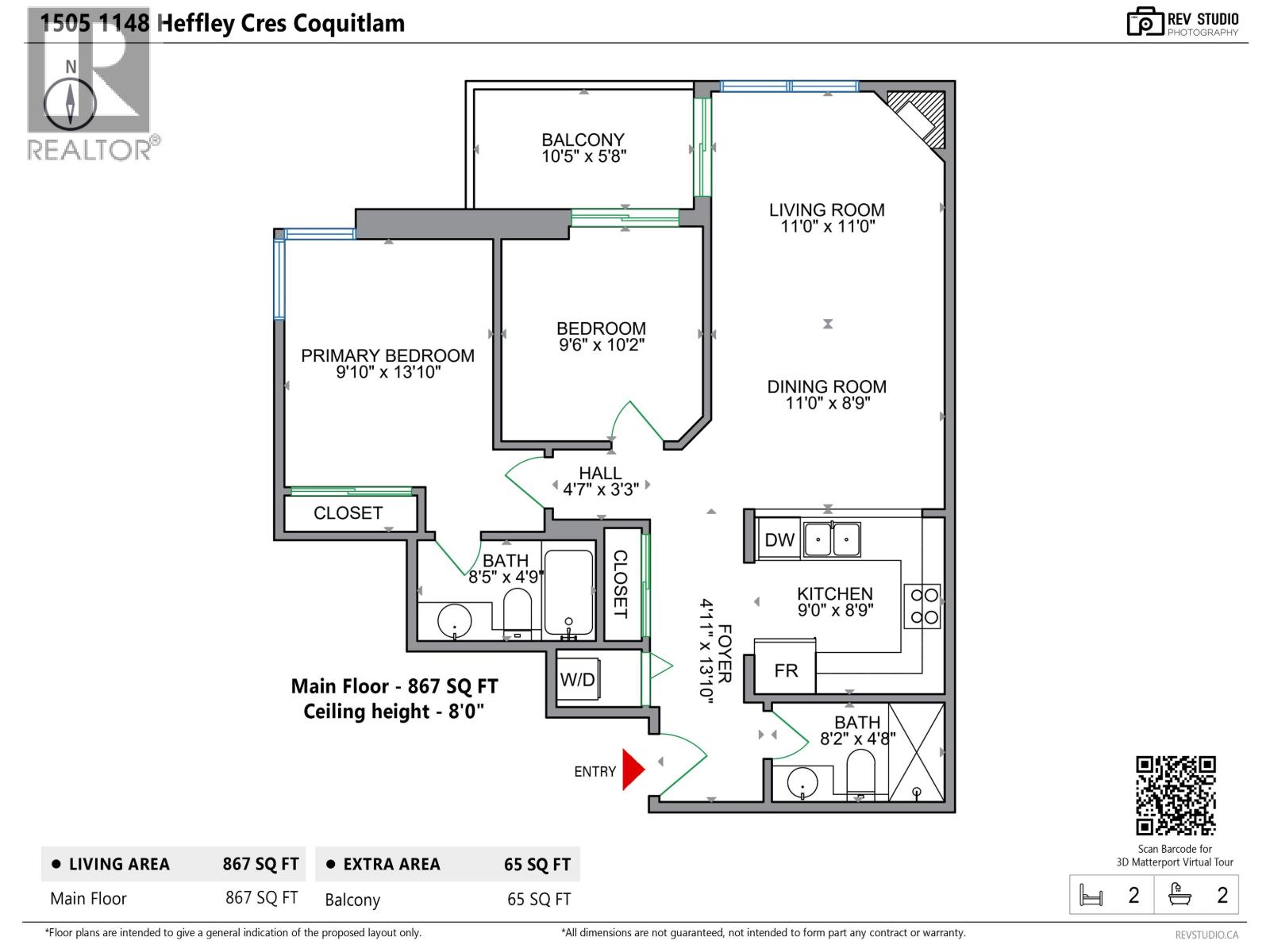 1505 1148 Heffley Crescent, Coquitlam, British Columbia  V3B 8A6 - Photo 30 - R3127522