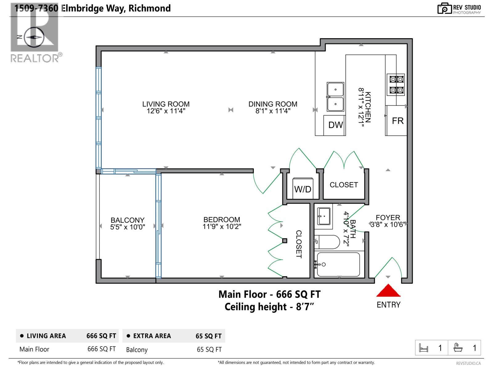 1509 7360 Elmbridge Way, Richmond, British Columbia V6X 0A5 - Photo 3 - R3127574