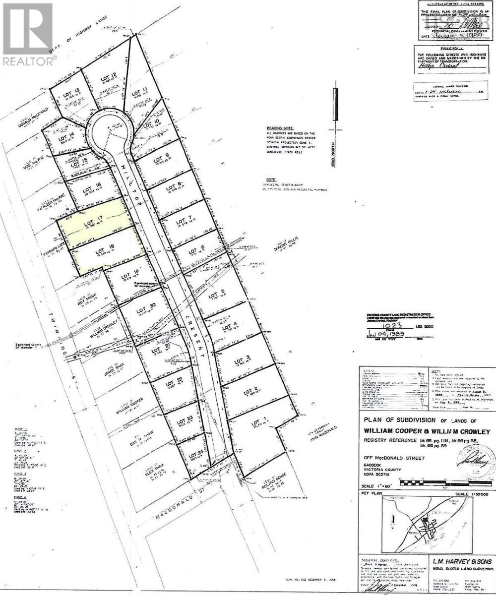 Lot 17 Hilltop Crescent, Baddeck, Nova Scotia  B0E 1B0 - Photo 1 - 202611914