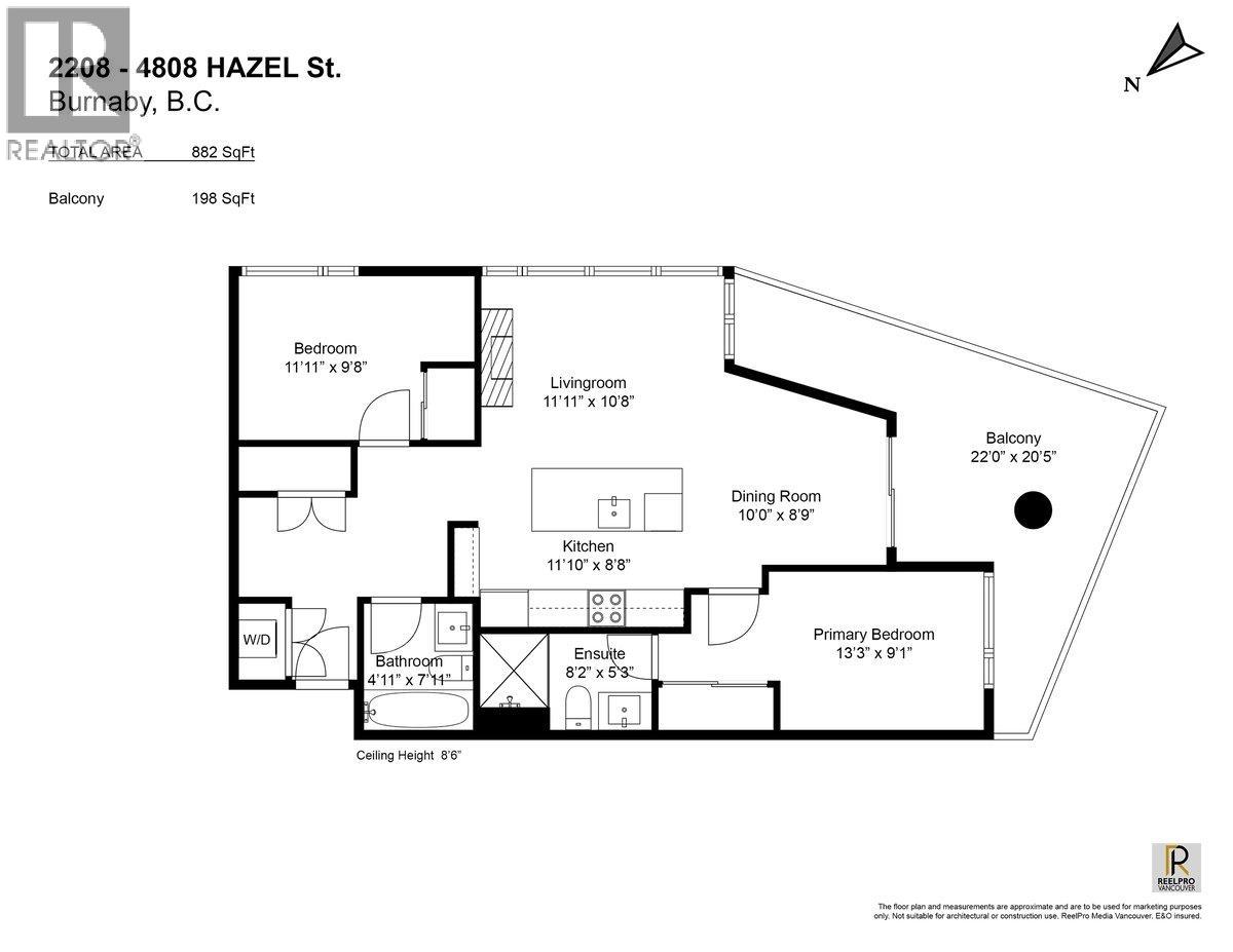 2208 4808 Hazel Street, Burnaby, British Columbia  V5H 0A2 - Photo 2 - R3127649
