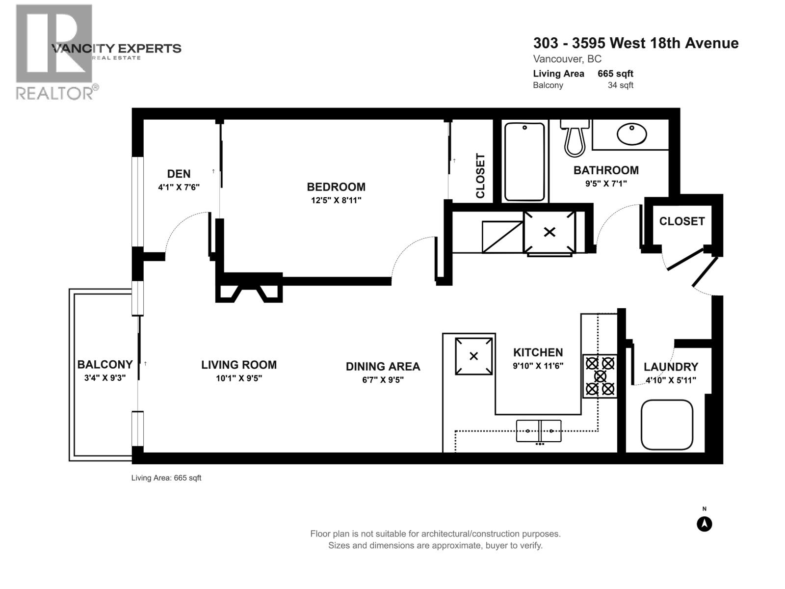 303 3595 W 18th Avenue, Vancouver, British Columbia  V6S 1A9 - Photo 21 - R3127727