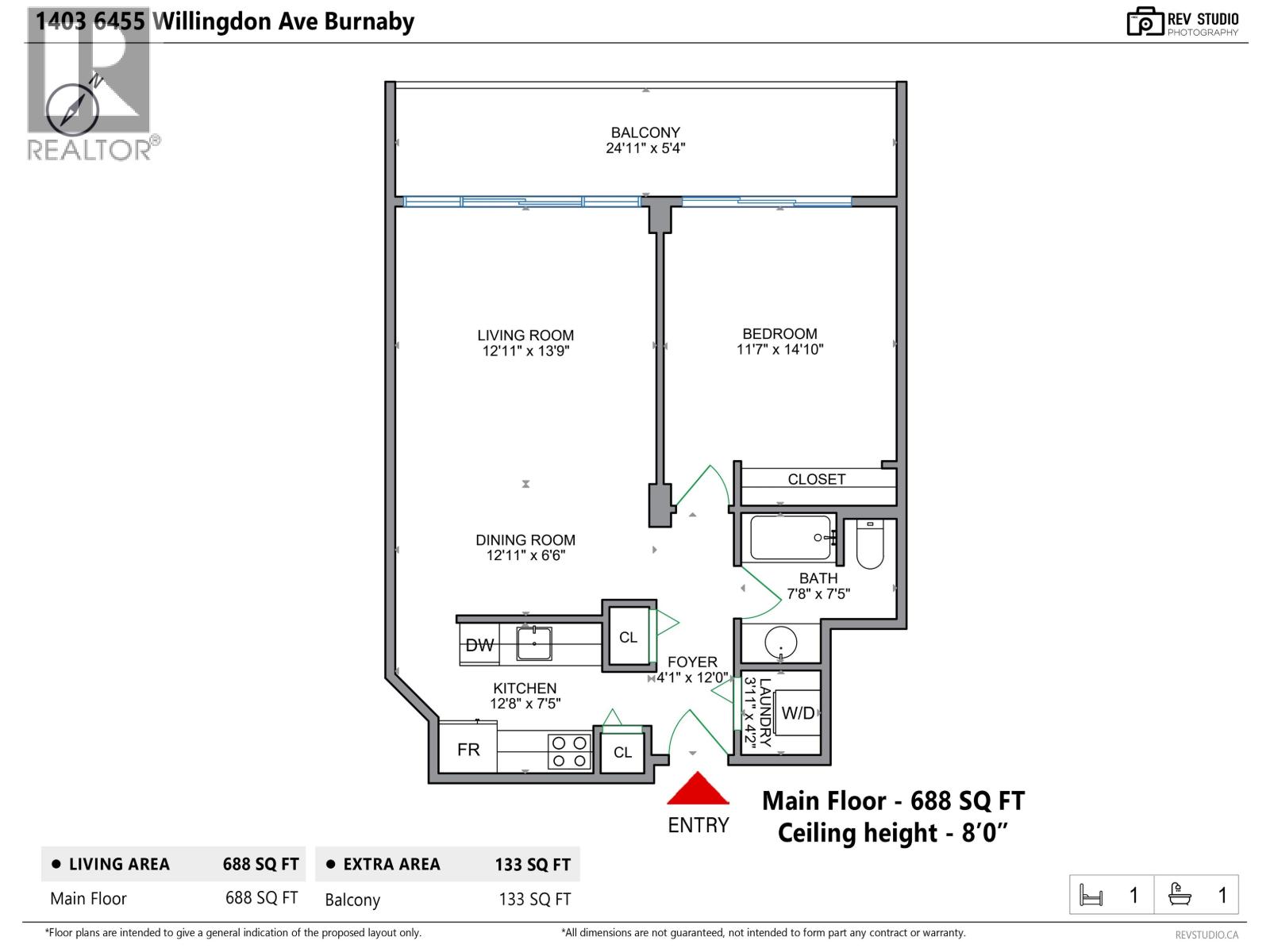 1403 6455 Willingdon Avenue, Burnaby, British Columbia  V5H 4E4 - Photo 40 - R3127761