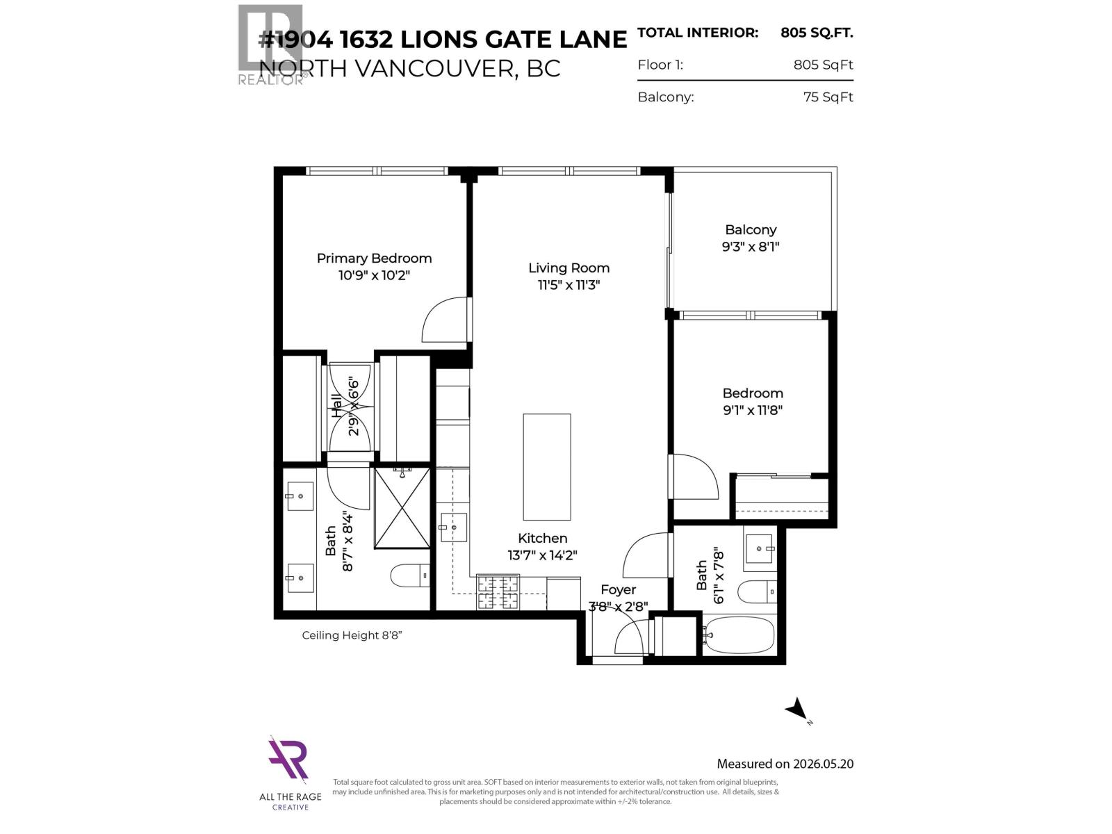 1904 1632 Lions Gate Lane, North Vancouver, British Columbia  V7P 0E2 - Photo 31 - R3127851