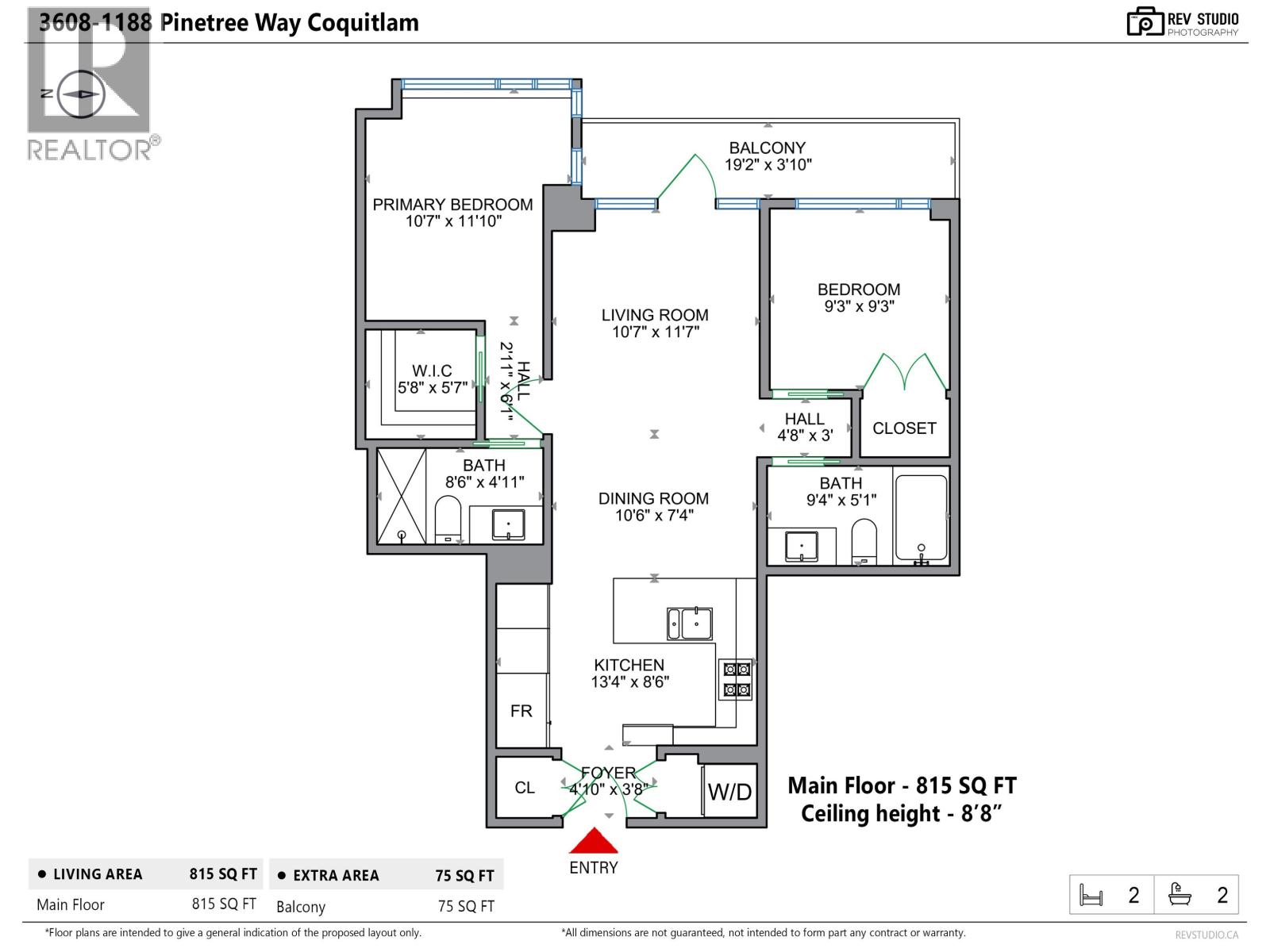 3608 1188 Pinetree Way, Coquitlam, British Columbia  V3B 0K9 - Photo 38 - R3127859
