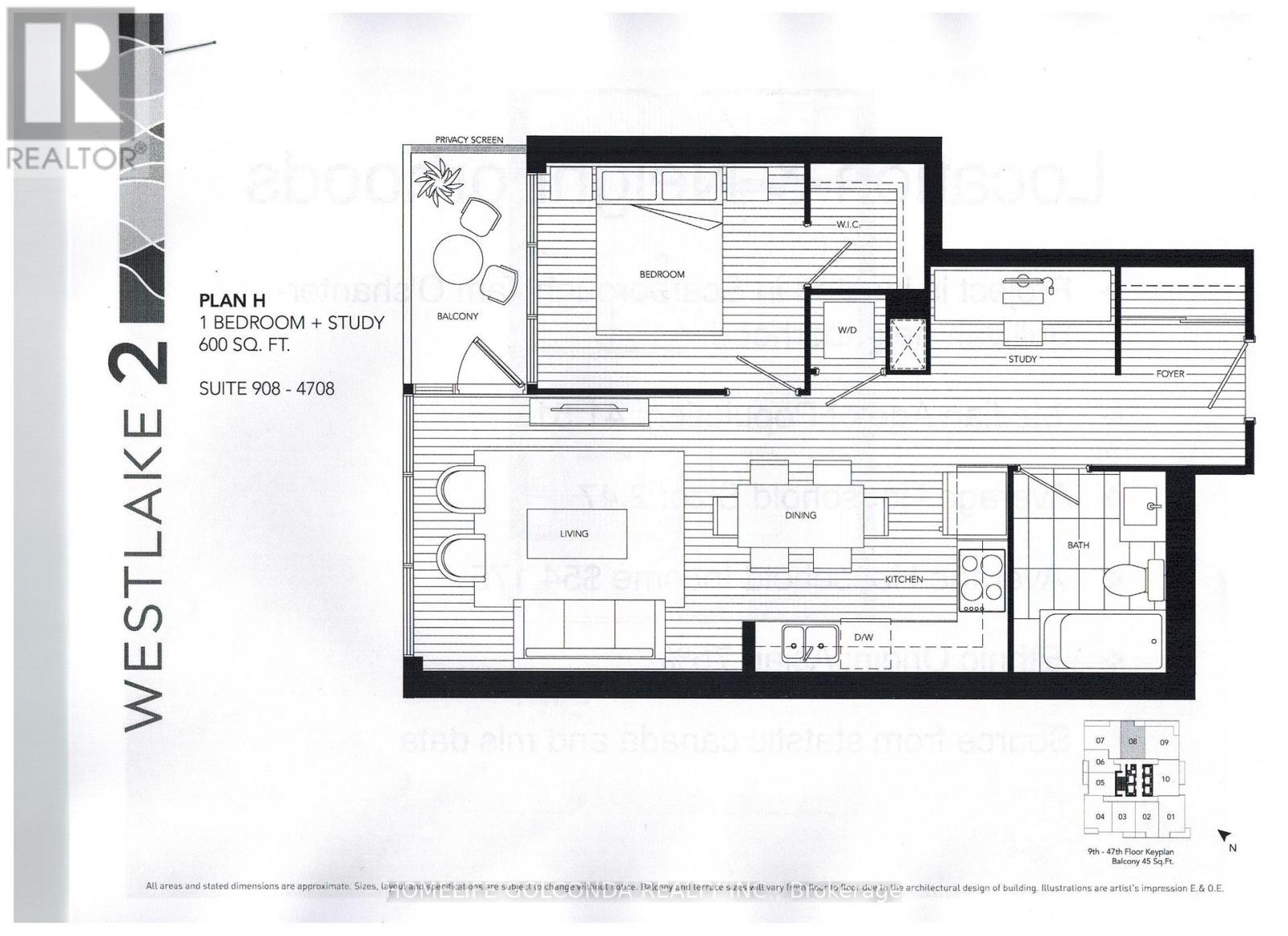 1208 - 2200 Lakeshore Boulevard W, Toronto, Ontario  M8V 1A4 - Photo 12 - W13172636