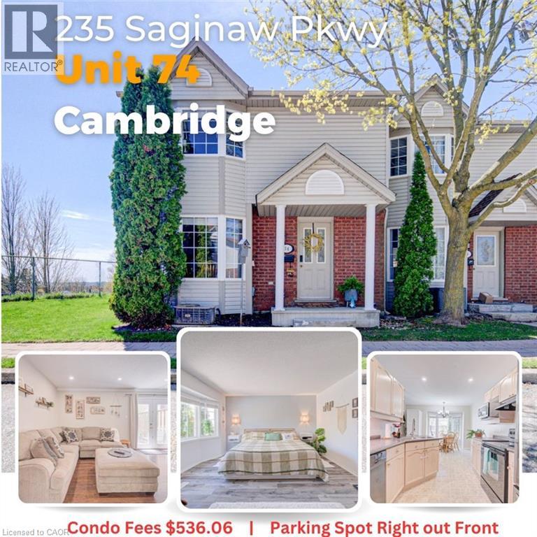 235 SAGINAW Parkway Unit# 74, Cambridge, Ontario