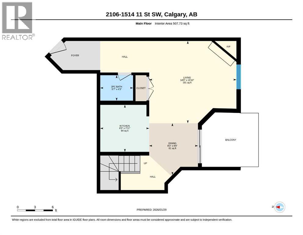 2106, 1514 11 Street SW, Calgary, Alberta  T2R 1G9 - Photo 46 - A2312403