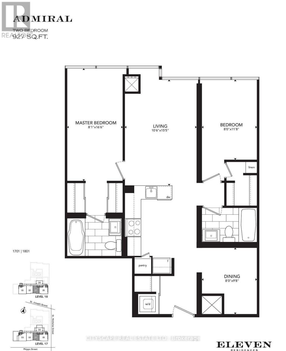 Shared 1801 - 11 St Joseph Street, Toronto, Ontario  M4Y 3G4 - Photo 8 - C13175166
