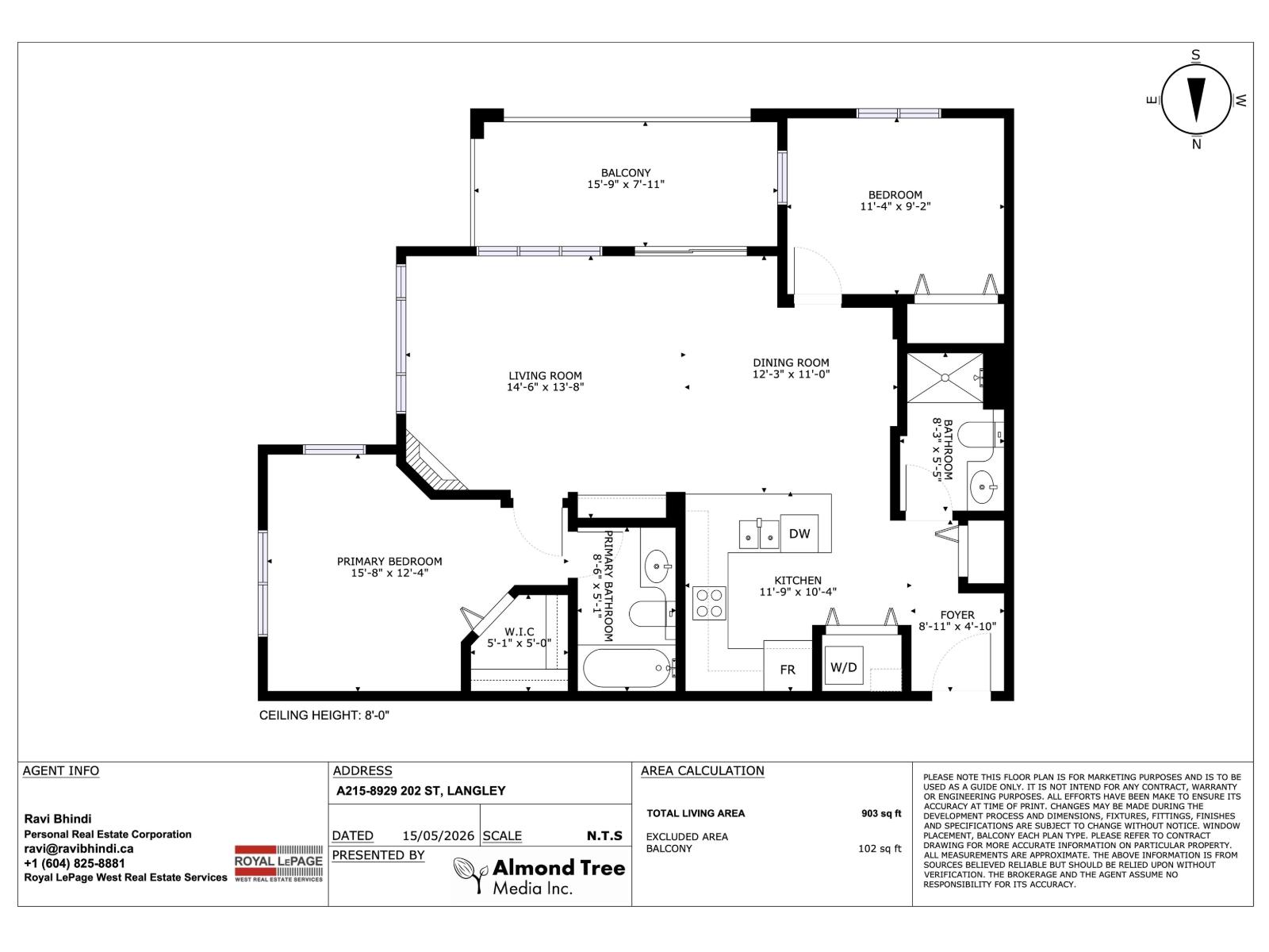 A215 8929 202 Street, Langley, British Columbia  V1M 0B4 - Photo 2 - R3124749