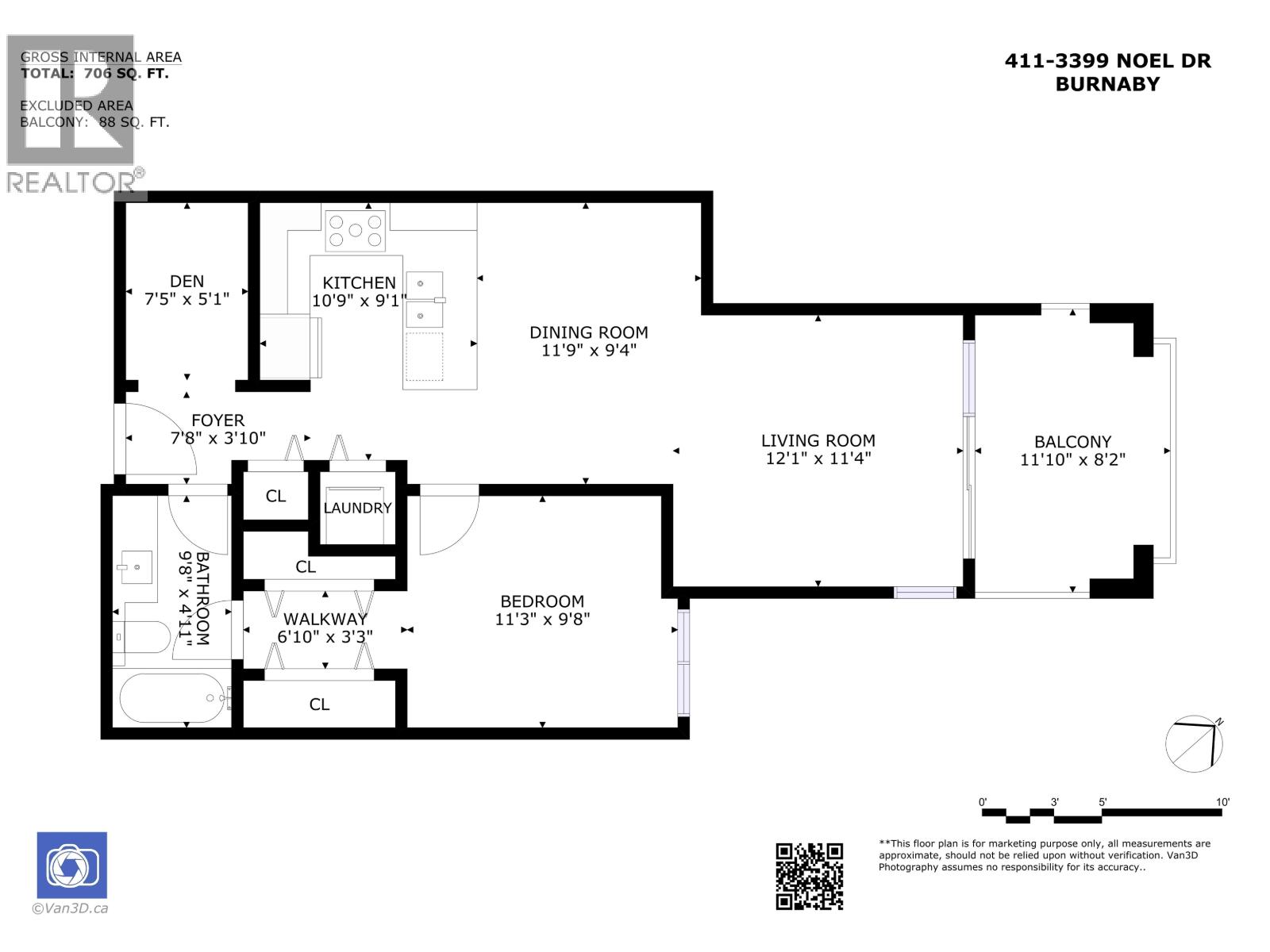 411 3399 Noel Drive, Burnaby, British Columbia  V3J 0G8 - Photo 31 - R3128495