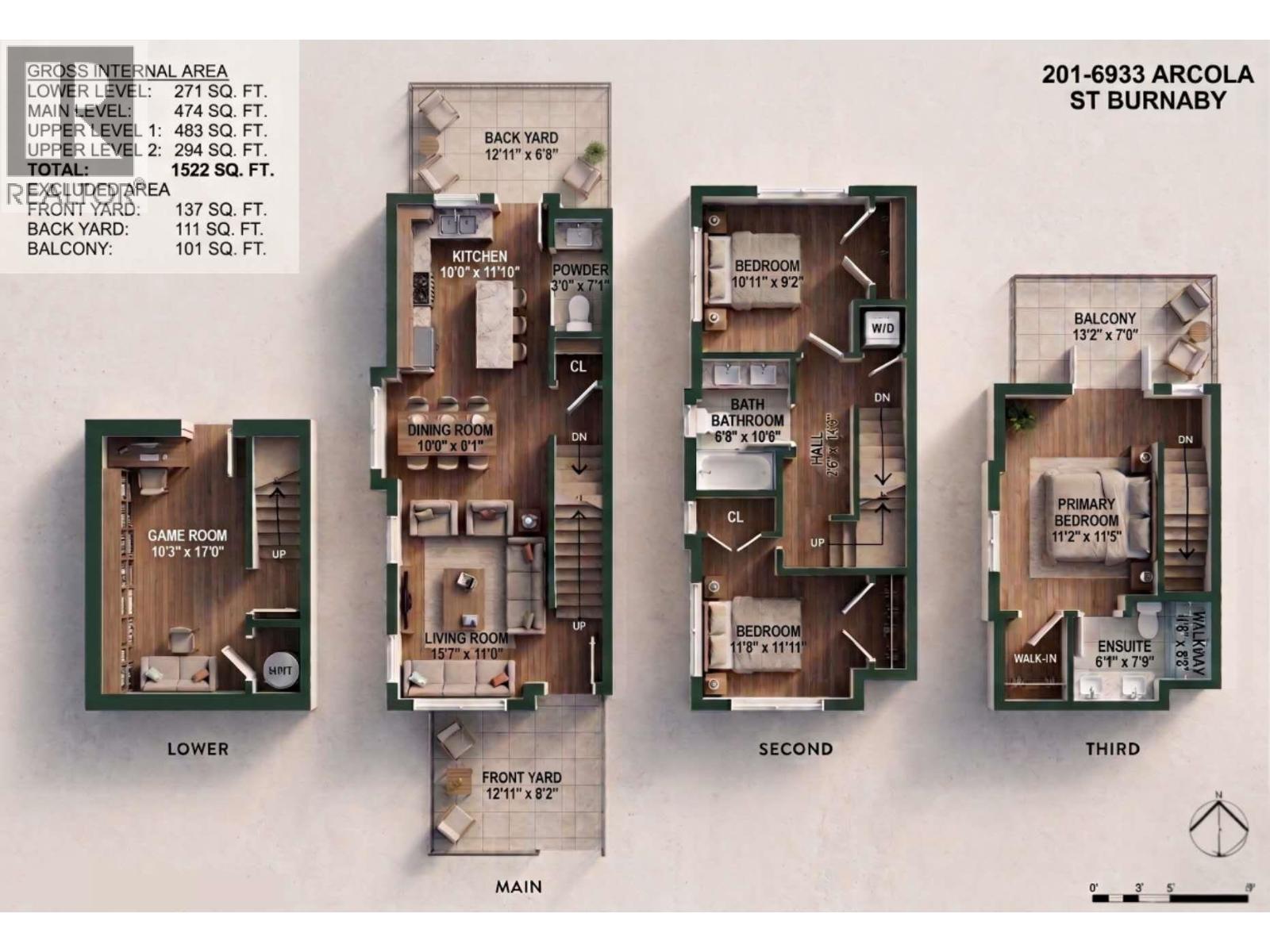 201 6933 Arcola Street, Burnaby, British Columbia  V5E 1H5 - Photo 2 - R3128015