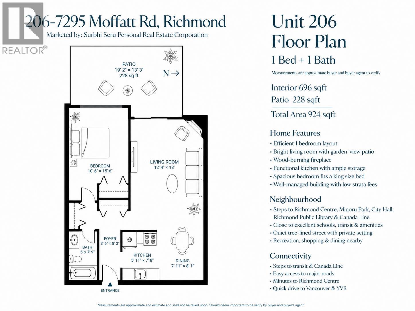 206 7295 Moffatt Road, Richmond, British Columbia  V6Y 3E5 - Photo 2 - R3128713