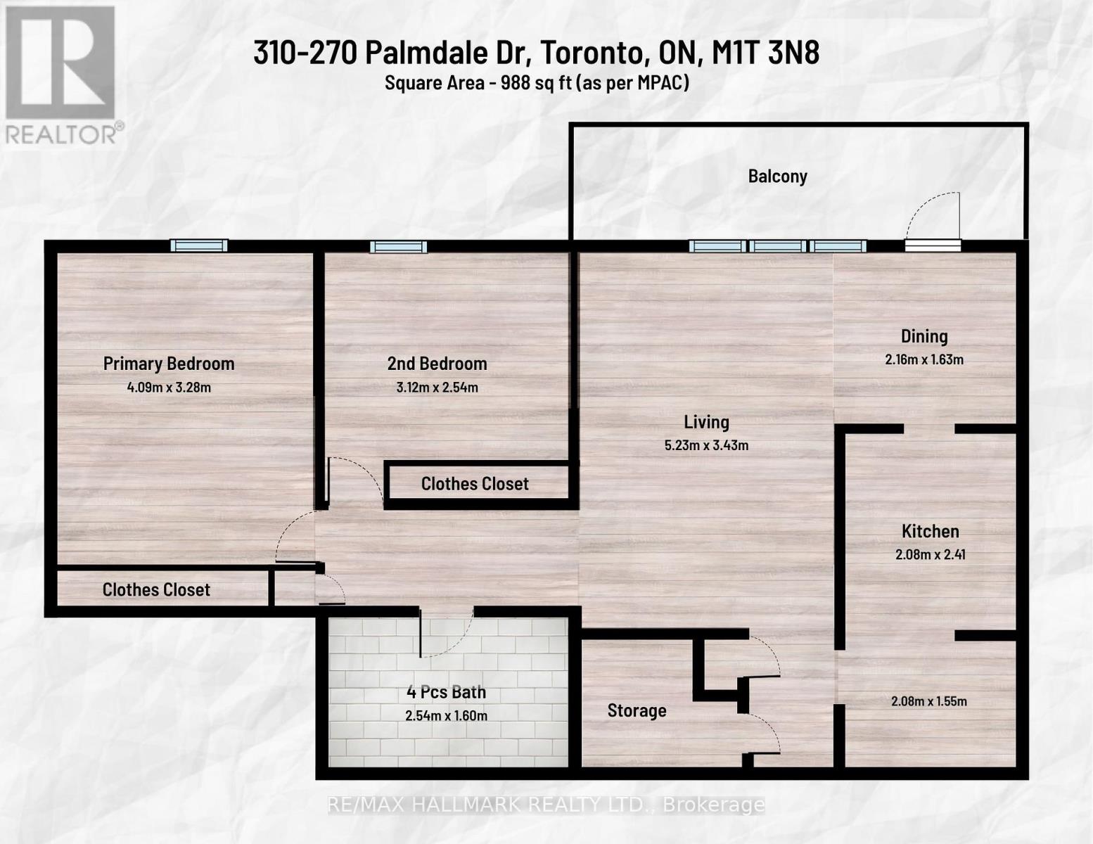 310 - 270 Palmdale Drive, Toronto, Ontario  M1T 3N8 - Photo 34 - E13205958