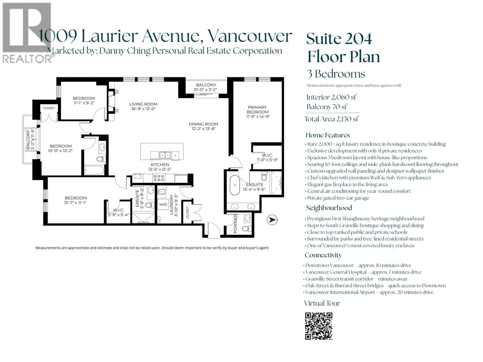 204 1009 Laurier Avenue, Vancouver, British Columbia  V6H 1Y2 - Photo 2 - R3128841
