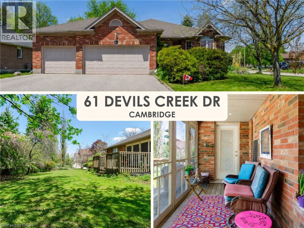 61 DEVILS CREEK Drive, Cambridge, Ontario