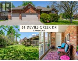 61 DEVILS CREEK Drive, Cambridge, Ontario