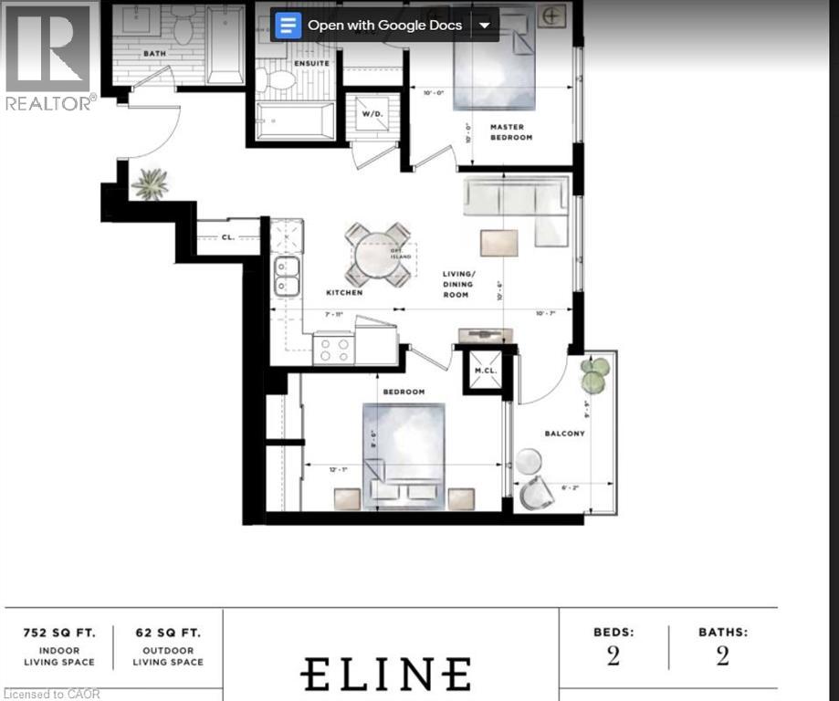 251 Northfield Drive E Unit# 317, Waterloo, Ontario  N2K 0G9 - Photo 3 - 40833851