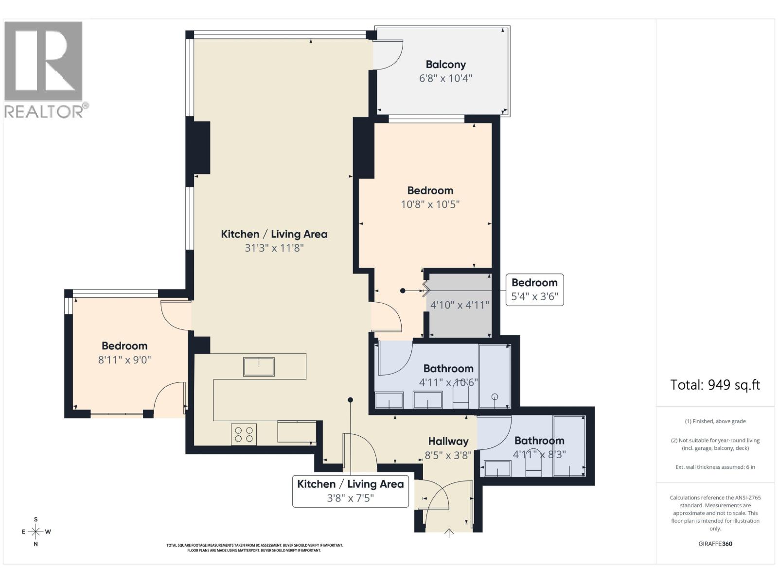 3603 5883 Barker Avenue, Burnaby, British Columbia  V5H 0G4 - Photo 12 - R3129021