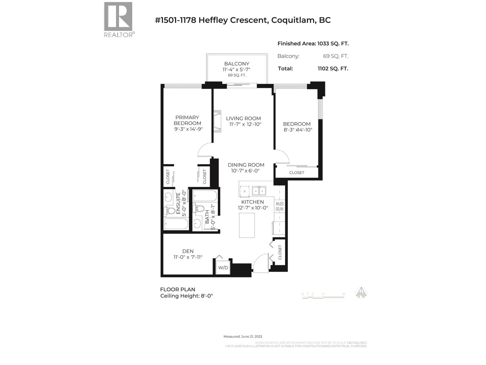 1501 1178 Heffley Crescent, Coquitlam, British Columbia  V3B 0A7 - Photo 26 - R3129239