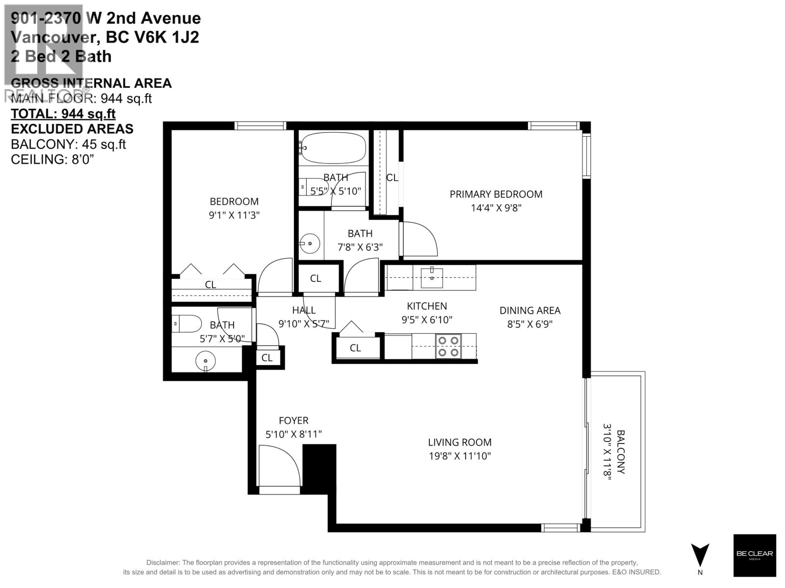 901 2370 W 2nd Avenue, Vancouver, British Columbia  V6K 1J1 - Photo 3 - R3121751