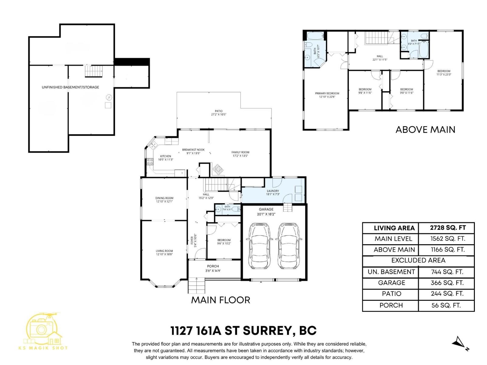 1127 161a Street, Surrey, British Columbia  V4A 7N3 - Photo 3 - R3127334
