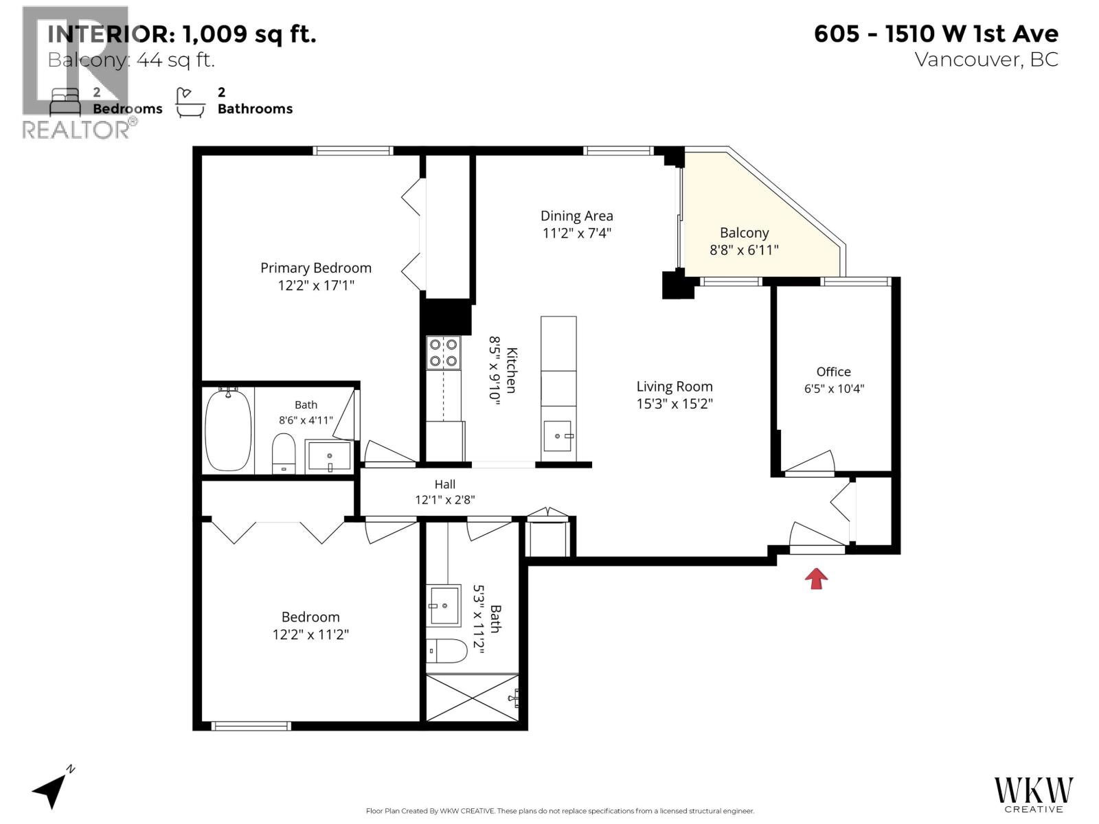 605 1510 W 1st Avenue, Vancouver, British Columbia V6J 4S3 - Photo 29 - R3129547
