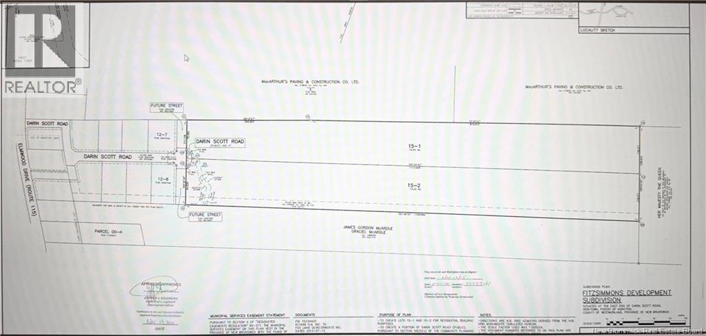 LOT 15-2 Darin Scott Road, Irishtown, New Brunswick