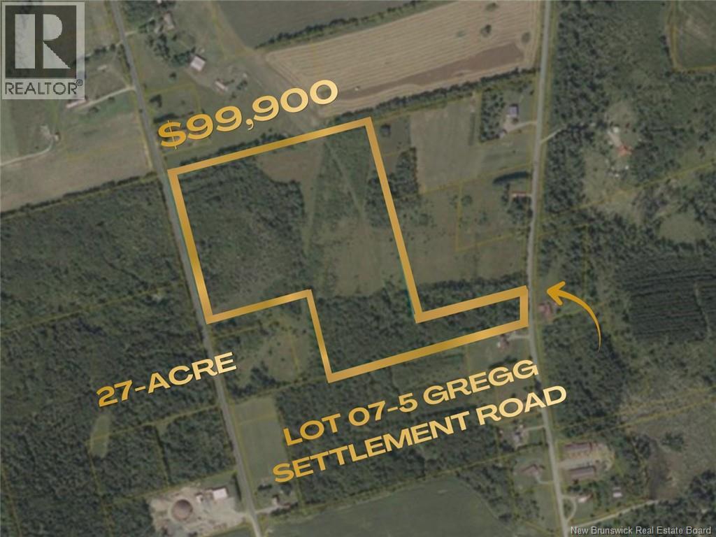 Lot 07-5 Gregg Settlement Road, Centreville, New Brunswick