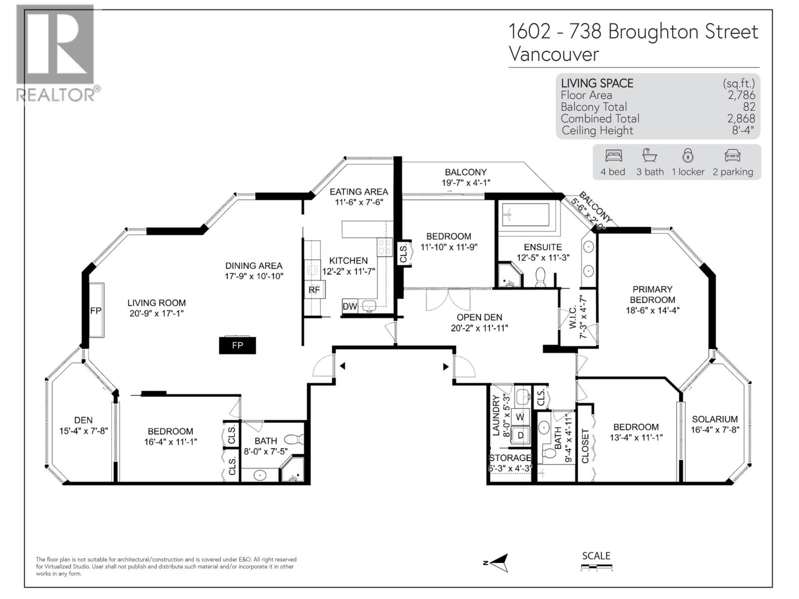 1602 738 Broughton Street, Vancouver, British Columbia V6G 3A7 - Photo 32 - R3129684
