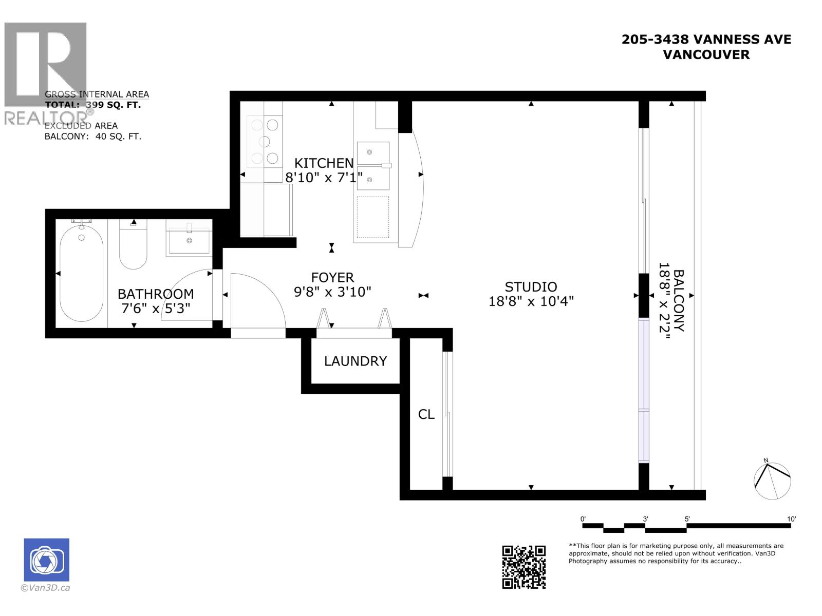 205 3438 Vanness Avenue, Vancouver, British Columbia  V5R 6E7 - Photo 27 - R3129717