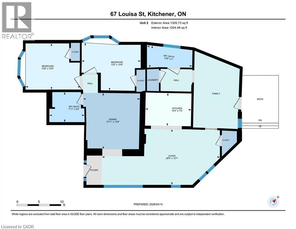 67 Louisa Street Unit# B, Kitchener, Ontario  N2H 5L9 - Photo 1 - 40834219